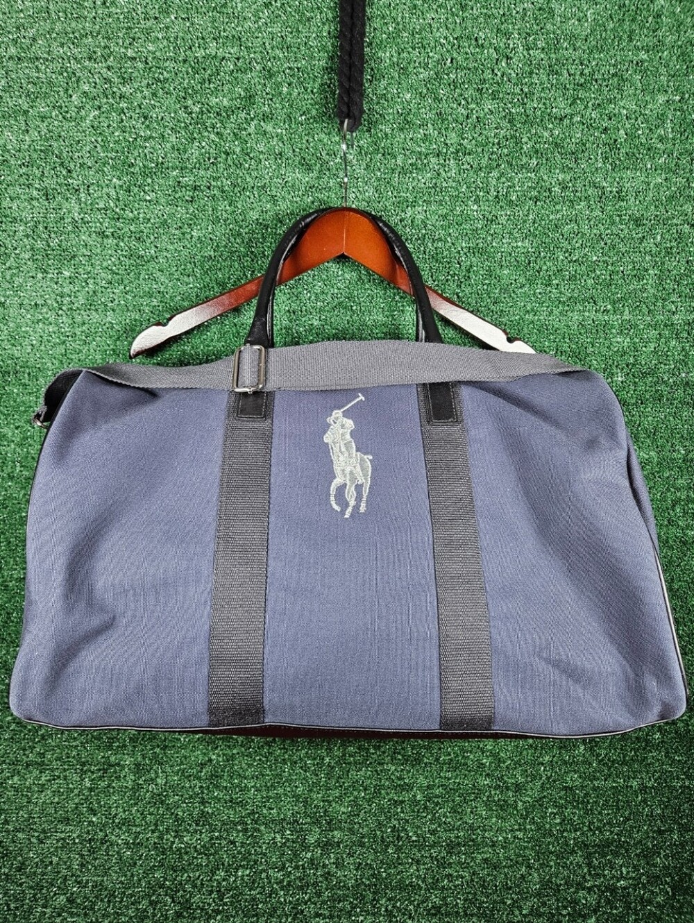 Polo Ralph Lauren Carry On Weekender Duffel Bag w/Shoulder Strap & Zip Closure